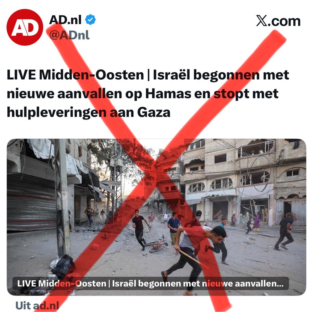 Gelukkig zijn er media die het wel goed opschrijven. Lezen jullie even mee bij <a href="/ADnl/">AD.nl</a> #AD #rattenjournalistiek 👇
