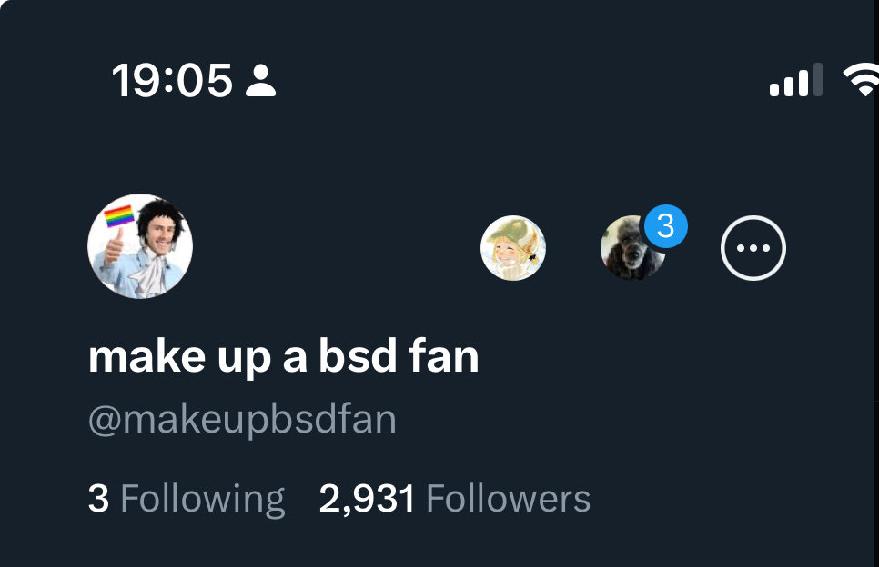 yngberniedommer's tweet photo. bsdtwt it’s me remember me i abandoned makeupbsdfan because me and my ex ran it and we had a messy lesbian breakup but im backkkkkkk https://t.co/64vhacOW7i