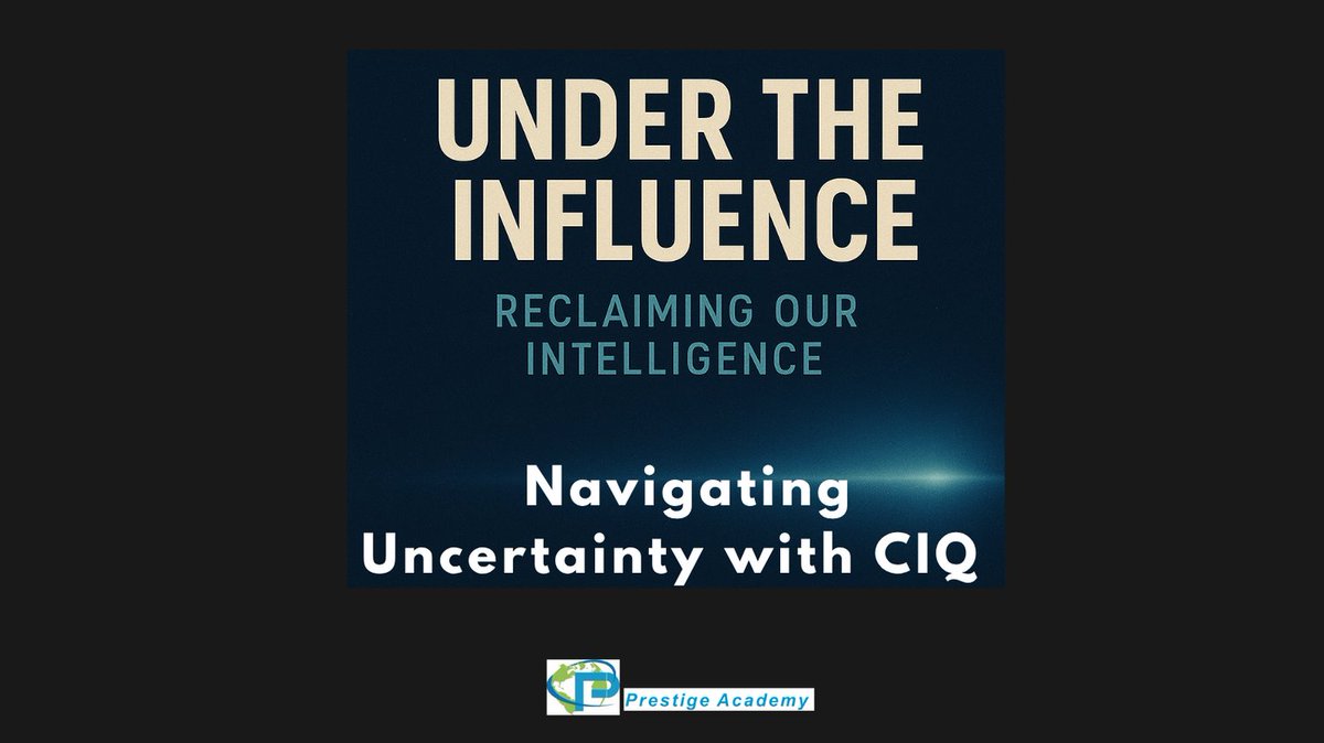 PrestigeCoachin's tweet image. 7/7
How are you navigating uncertainty — with fear or with clarity? 
Uncertainty is everywhere. CIQ tools protect intelligence + empower leaders to guide teams with clarity + resilience. 
#Leadership #NavigatingUncertainty #CIQ #Resilience  
Learn more: tinyurl.com/UTI-pa