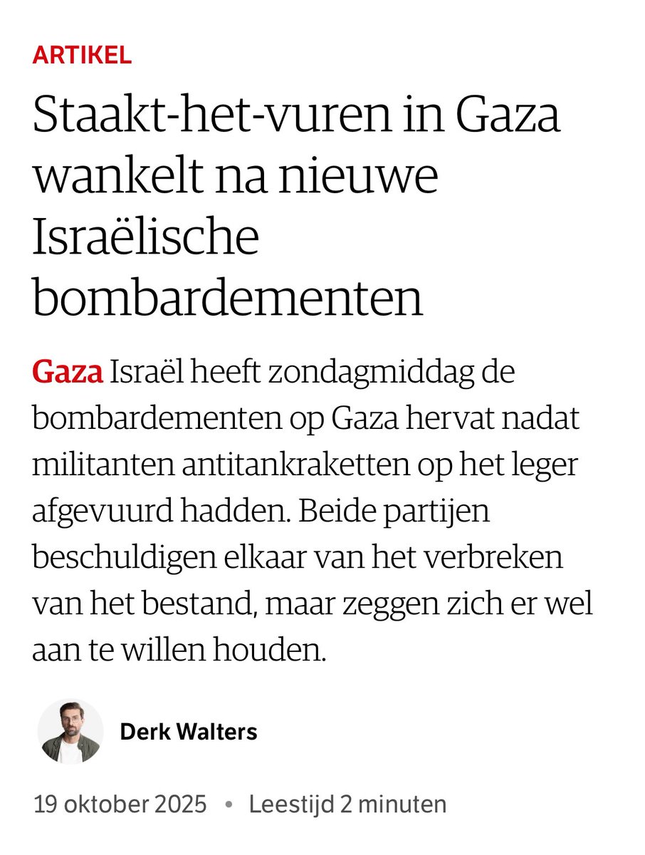 Dit soort koppen zijn echt bizar als je weet dat het geweld is veroorzaakt door het vermoorden van twee Israelische militairen vanochtend in Rafah. 

Wordt dit nog aangepast, <a href="/nrc/">NRC</a>?