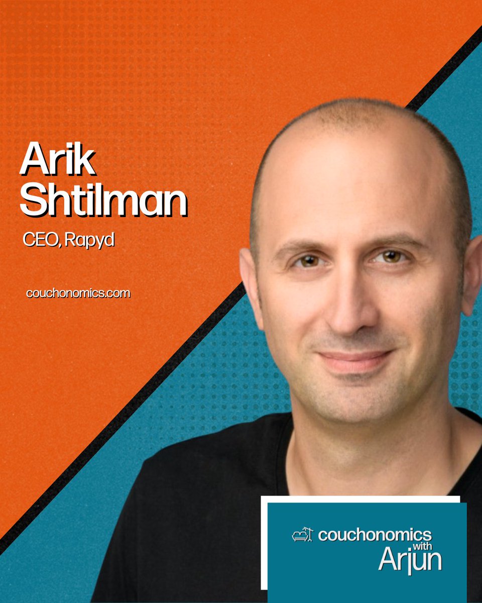 AI. Stablecoins. And a whole new way money moves.
I chat with <a href="/ashtilman/">Arik Shtilman</a>, CEO of <a href="/RapydGlobal/">Rapyd</a>, about how tech is reshaping global payments and what the next rails of finance look like. 🌍
Tune in to the brand new Couchonomics episode tomorrow! 🛋️
#CouchonomicsWithArjun #Fintech