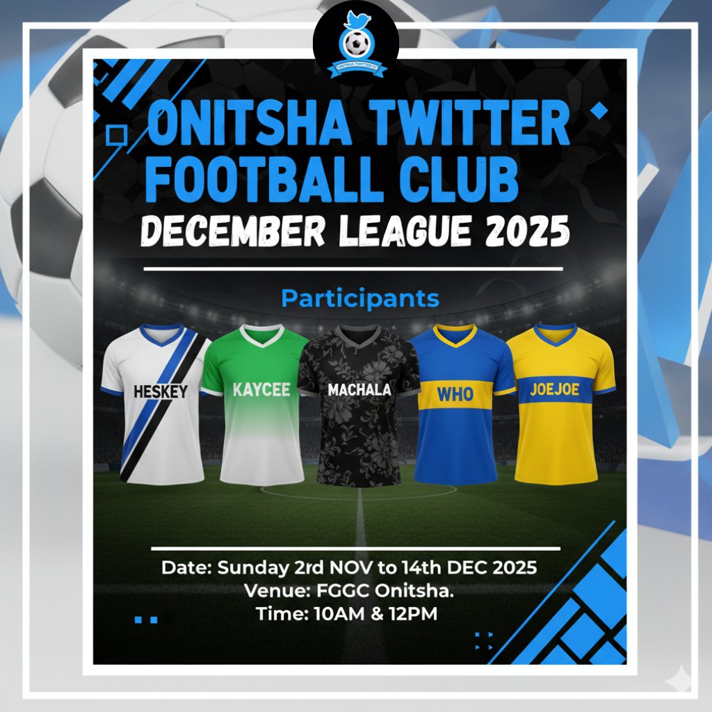 Onitsha Tw!tter Football Club tweet media