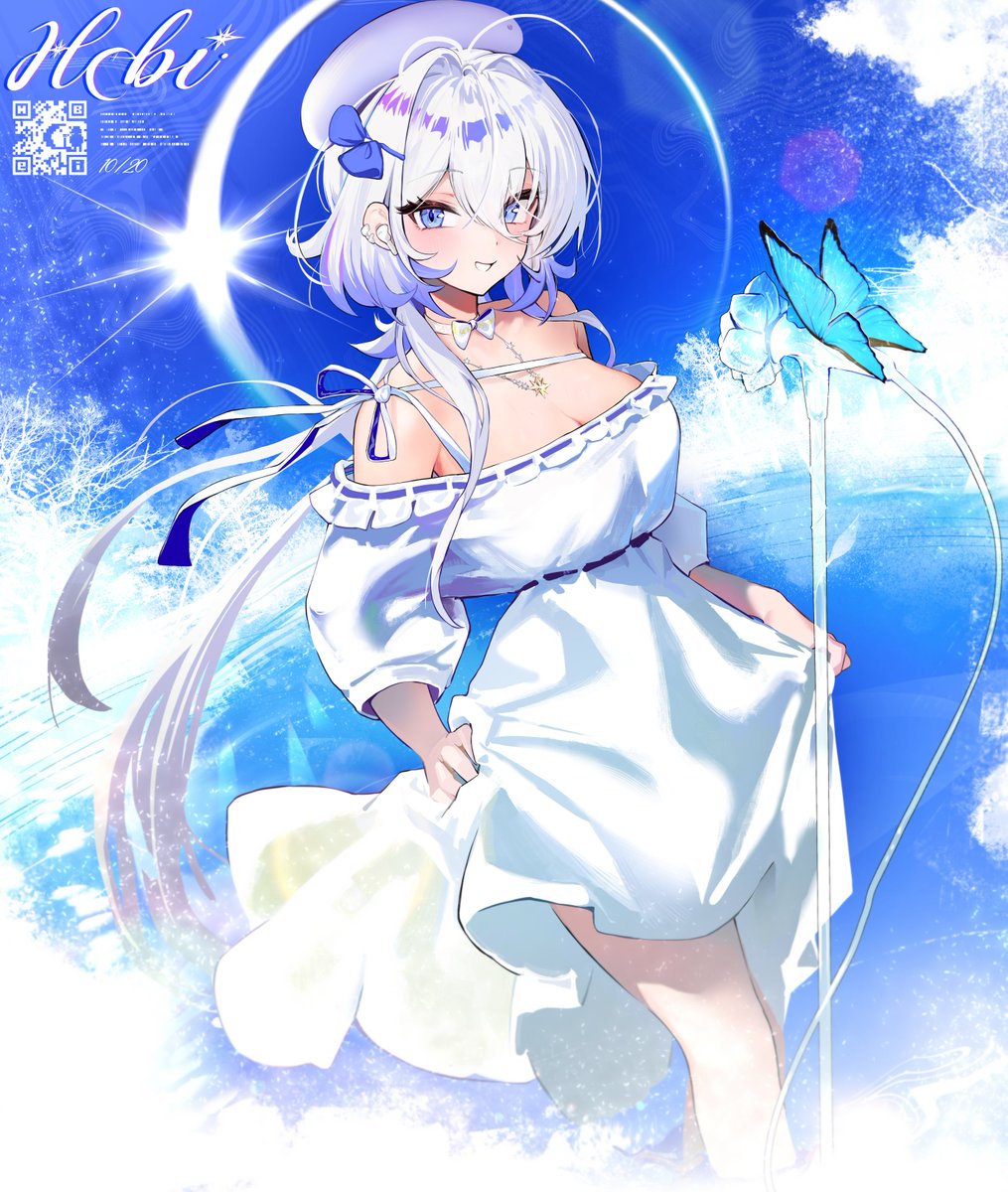 hebi fanart 🐍  Today ! 
(The QR code is just something I drew. It won’t lead to anything.🫨)
#hebi #hebiart