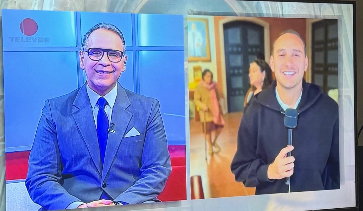 Venezuela tiene 2 Santos, feliz de haber compartido la conducción del programa especial La Fe de un Pueblo. Feliz domingo, bendiciones.