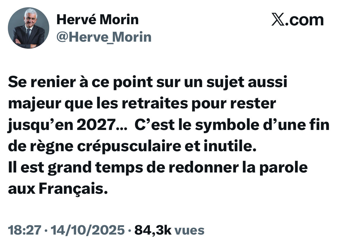 Choisissez votre Morin préféré, celui de 2022 ou celui de 2025 <a href="/Herve_Morin/">Hervé Morin</a>