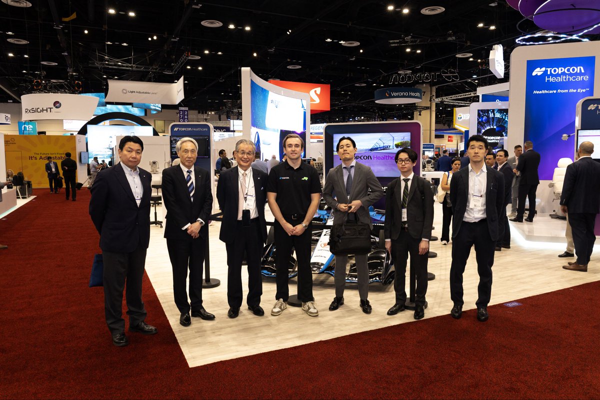 Great to spend time in Orlando with <a href="/TopconHealth/">Topcon Healthcare</a> at the <a href="/EyesmartO/">EyeSmart — American Academy of Ophthalmology</a> trade show!
Always impressed by the organisation’s constant pursuit of new technologies and innovation!
Proud to have their technology placed within the <a href="/IMS/">Indianapolis Motor Speedway</a> medical centre, testing all <a href="/IndyCar/">NTT INDYCAR SERIES</a> &amp; <a href="/INDYNXT/">INDY NXT by Firestone</a>