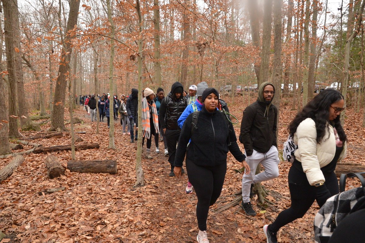 GoombayKickball's tweet photo. Since 2018, hiking groups across the DMV have come together for the annual #OptOutside Black Friday Collaborative Hike—and each year, it just keeps growing!

🗓 Save the Date: Friday, November 28th
🕙 10 AM – 12 PM
📍 Watkins Park – Spice Bush Trail https://t.co/DI1zul08Ca