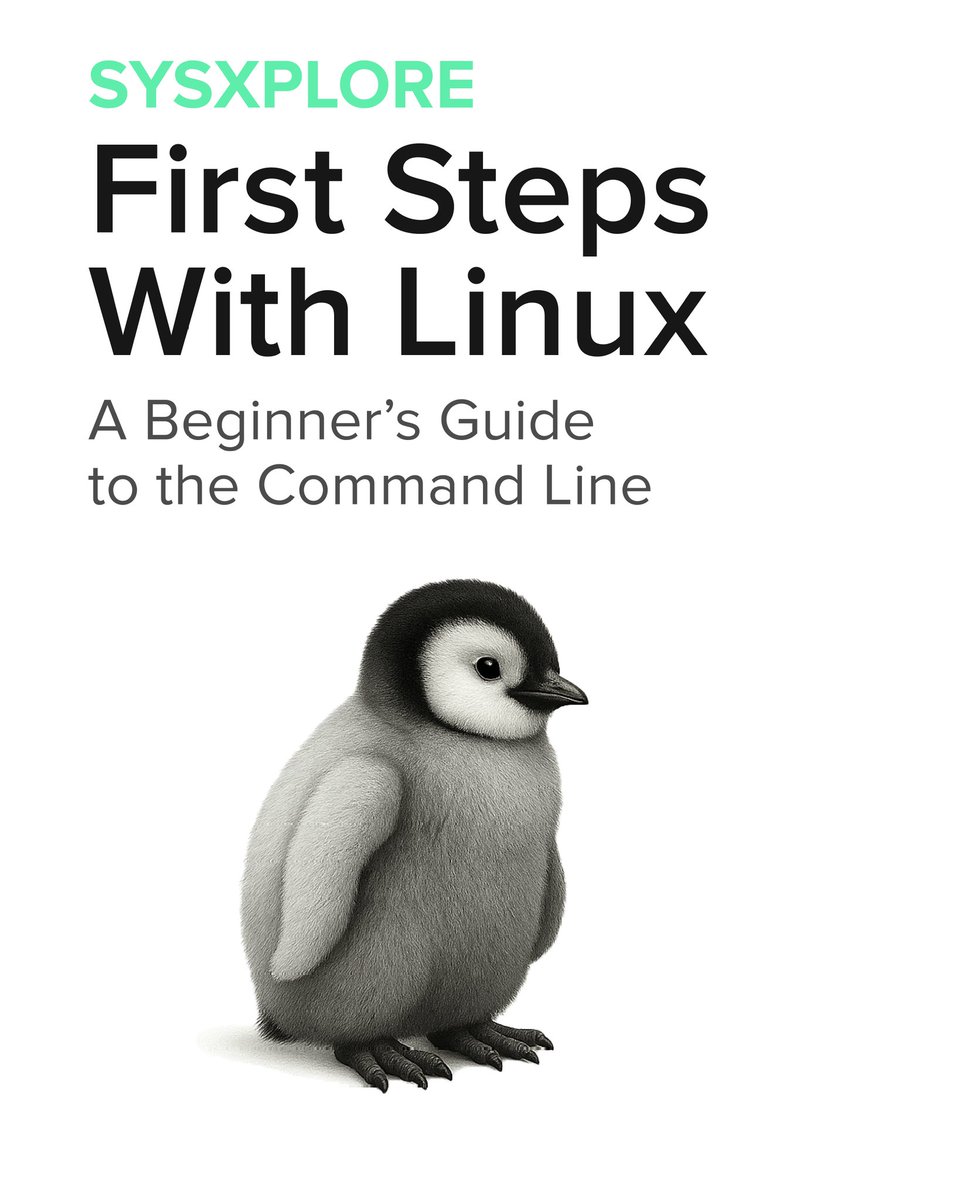 sysxplore's tweet image. This book is coming together beautifully.🔥

firststepswithlinux.com