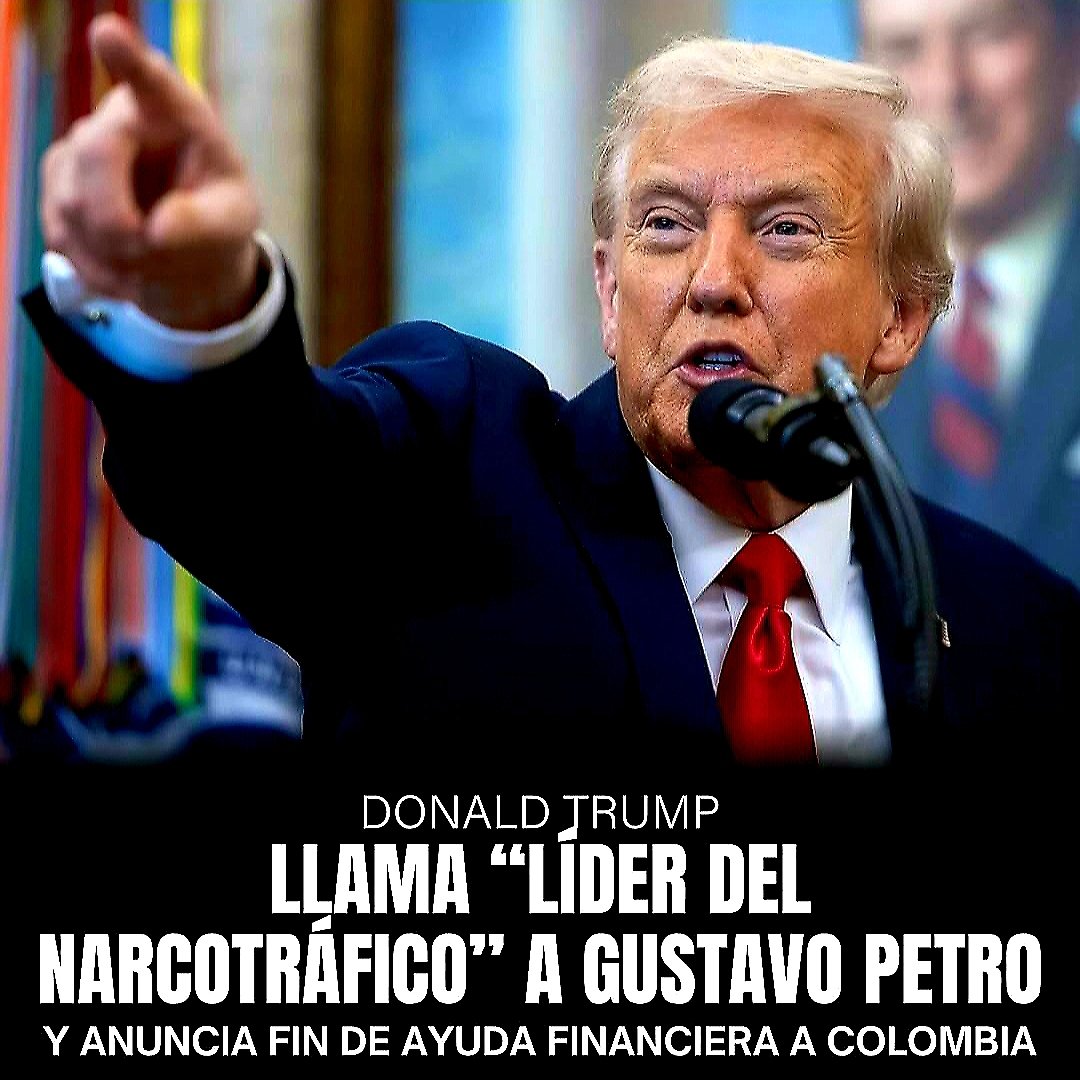 Ojalá Trump ordene BOMBARDEAR los sembríos y campamentos de DROGA de Colombia, Venezuela y Perú.

Y luego vaya tras todos los cabecillas del Cártel de Los Soles, Tren de Aragua, FARC, ELN, Disidencias y sus Socio$ Cubanos, Nicaragüenses, Hondureños y de los Cárteles Mexicanos. 💪🏼