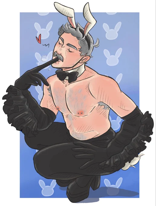 Bunny Mobi I am very fond of Mobius wearing skimpy Halloween consumes picked by Loki This would 100% be after Mobius had a few drinks in him, giving his husband a show #lokius #loki #mobius #mobiusmmobius #mcu #lokiseries