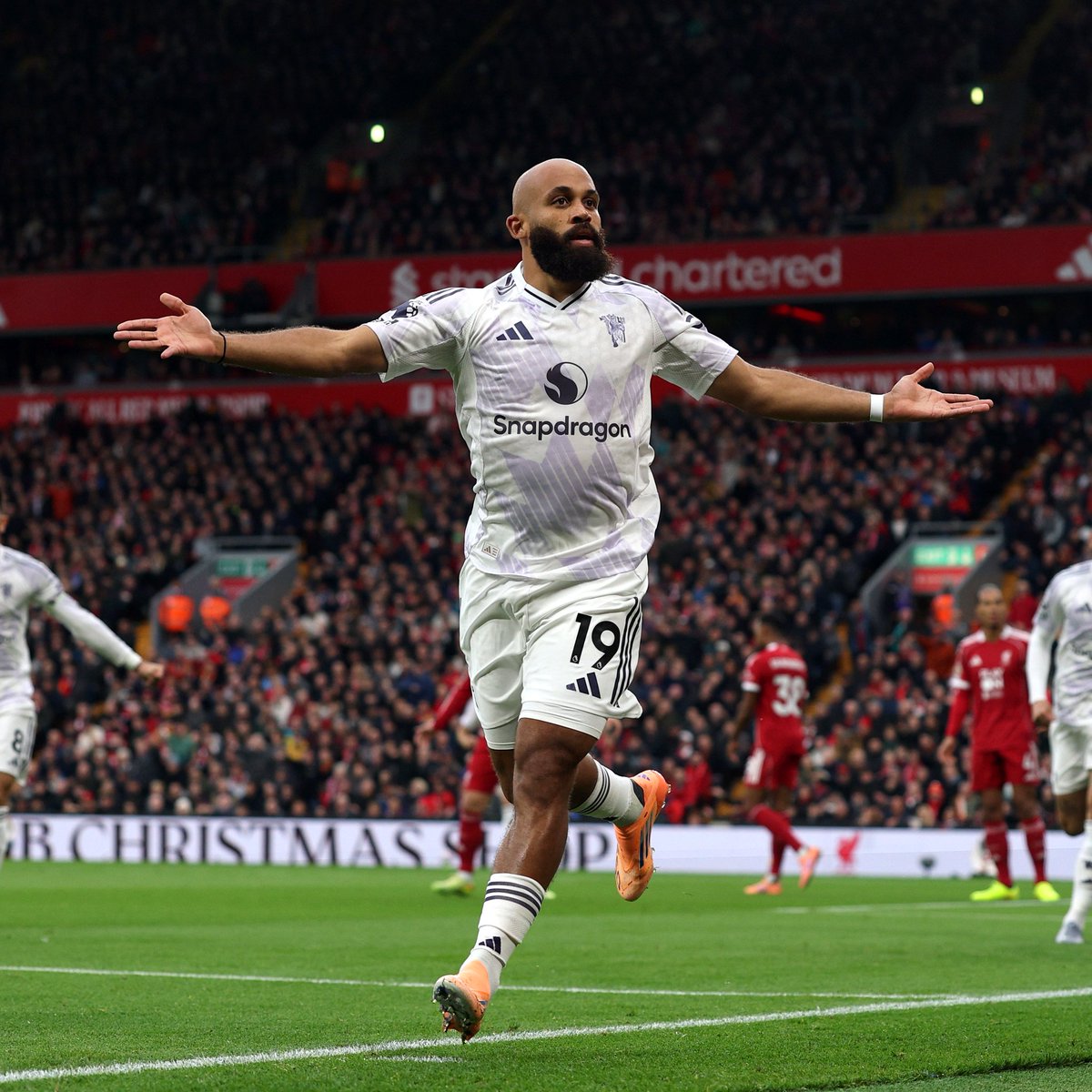 First we beat the world champions ( Chelsea), then we beat the premier league champions ( Liverpool ) on their own turf.  We're breaking all the curses henceforth. 😂🔥🔥🔥
#LIVMUN #ManUtd