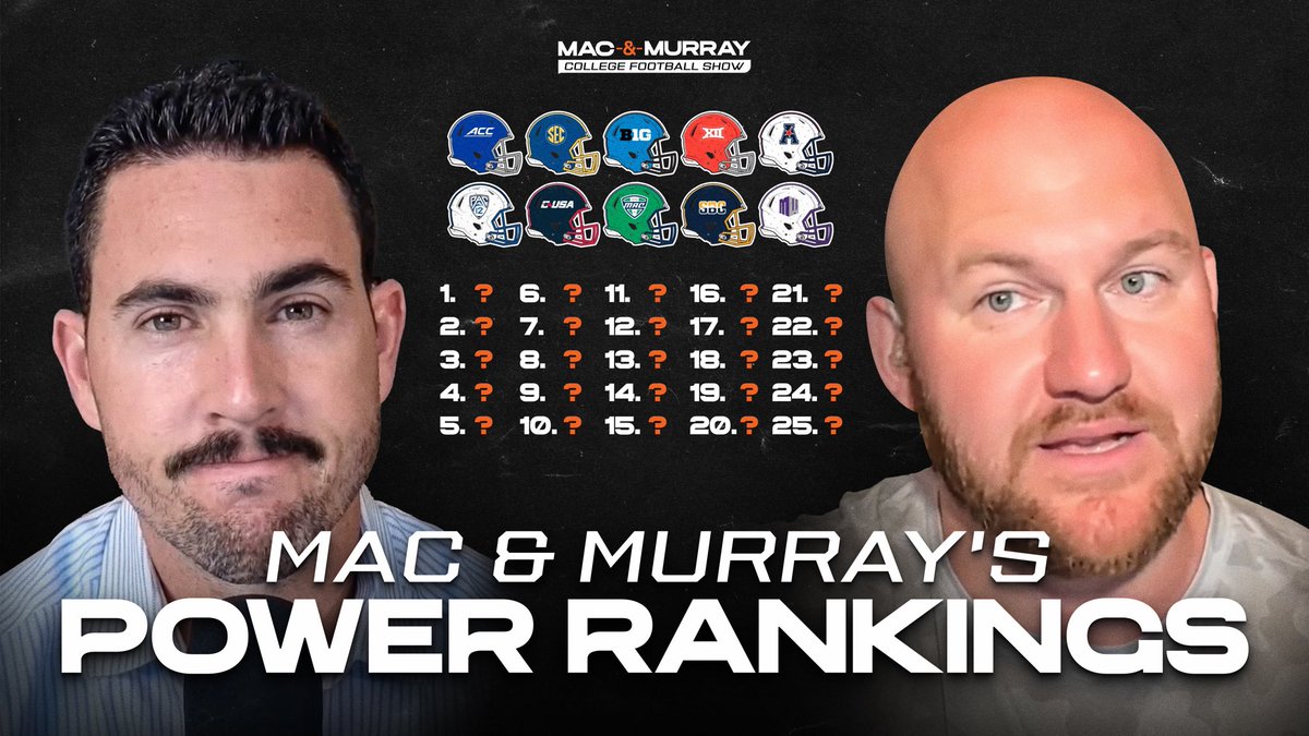To all my new friends in the state of Ohio…

We have a new Top 15! Does #1 go to Ohio St or Indiana? 🤔

Watch➡️ youtu.be/M_KiXV6PgPo?si…