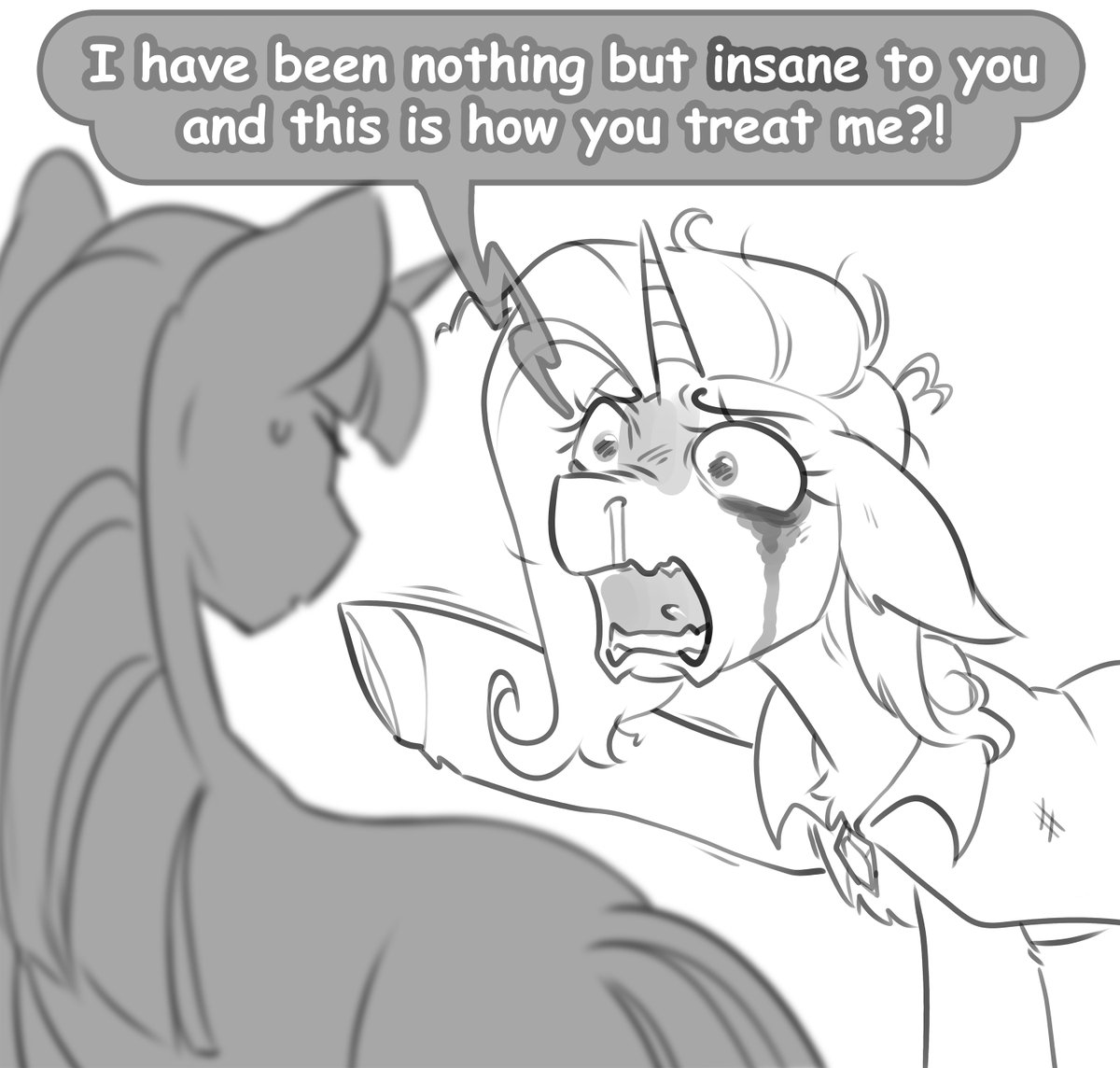 The Great and Powerful Trixie is also the Great and Embarrassing Drama Queen lmao

#mlpfm #greatandpowerfultrixie #trixie #twilightsparkle #SecondHandEmbarrasment #mini #comic