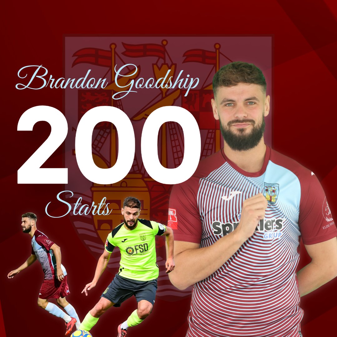 theterras's tweet photo. Yesterday's win at Farnham Town saw Brandon Goodship make his 200th start for the Terras! https://t.co/iSrXfz3niZ