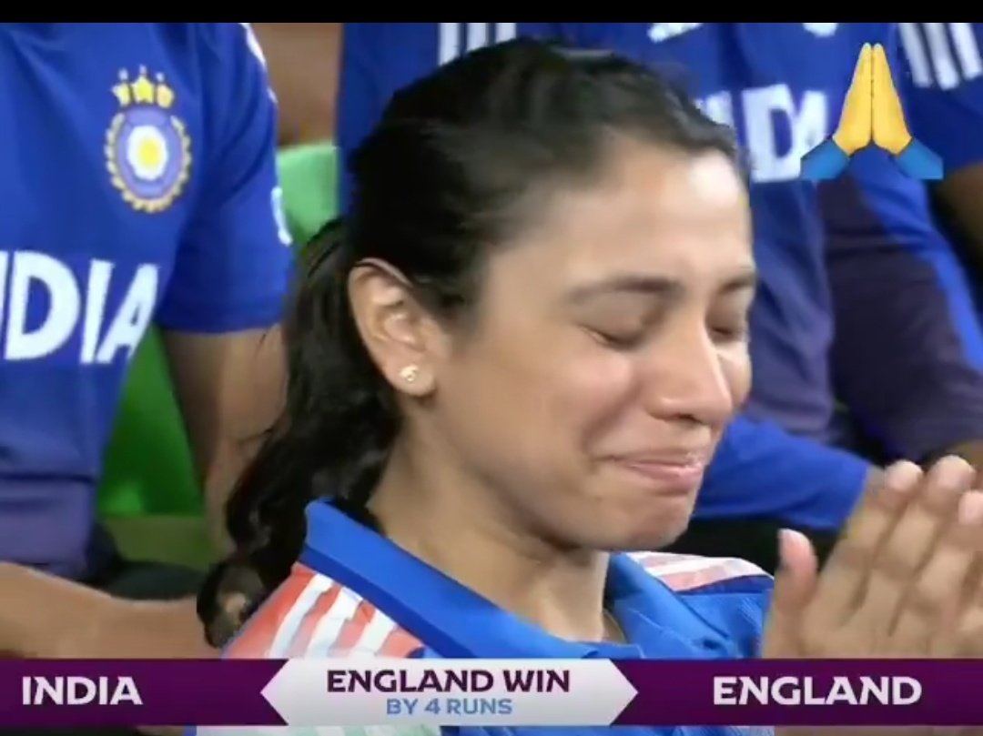 Smriti Mandhana got emotional 💔🥺

You are Champion Mandhana 🇮🇳🇮🇳

#CWC25 #WomensWorldCup2025 #IndWvsEngW