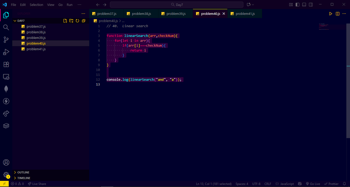 CoderAnand's tweet image. Day 30 of DSA 🚀
Solved 5 problems today: 3 on strings (rotations, LCP, unique chars) & 2 on searching (linear & binary search). Step by step building my problem-solving skills! 💡
#DSA #JavaScript #CodingJourney #DataStructures #Algorithms #Programming