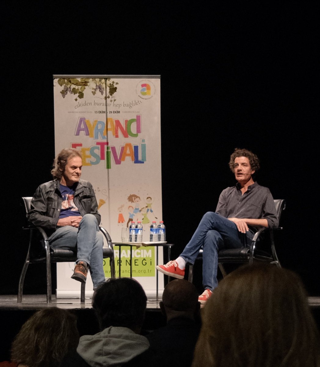 #ayrancıfestivali bugün çok keyifli bir etkinlik gerçekleştirdi. Bize salonunu açan <a href="/cankayasahne/">Çankaya Sahne</a> ‘ye kırmayıp gelen <a href="/metinsolmaz/">Metin Solmaz</a> ve Ege Kayacan’a, solunu dolduran Ayrancılı komşularımıza çok teşekkür ederiz <a href="/AyrancimD/">Ayrancım Derneği</a>