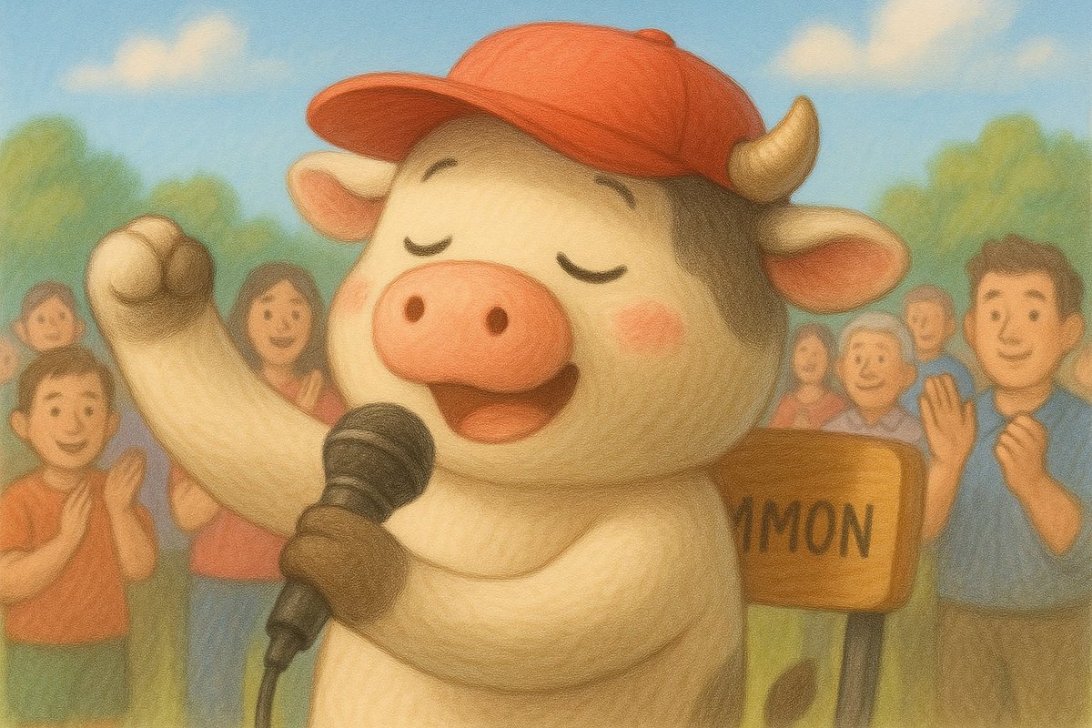 setu901's tweet photo. The stage is set, the crowd is loud — and the legend stays Common 🎤🐮✨
@commondotxyz
#Common #CowMeme #ArtSeries #MemeArt #jsjubel https://t.co/akA5YnrxbP
