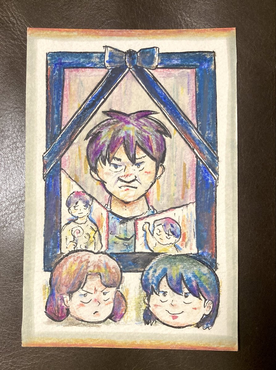 めちゃくちゃカッコイイ版画とイラストとお手紙をいただきました、ありがとうございます!!うれしい、うれしい…… 
