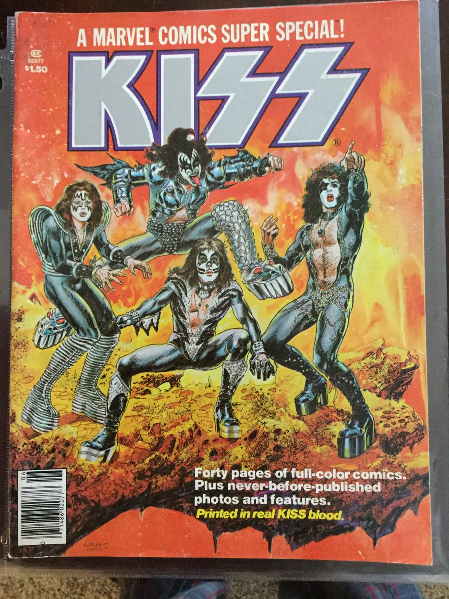 chi_buckeye's tweet photo. @trowerz @manateenative2 @genesimmons Haha I do have a comic book made with ink mixed with KISS band members blood. https://t.co/E7TZ5V3GWN