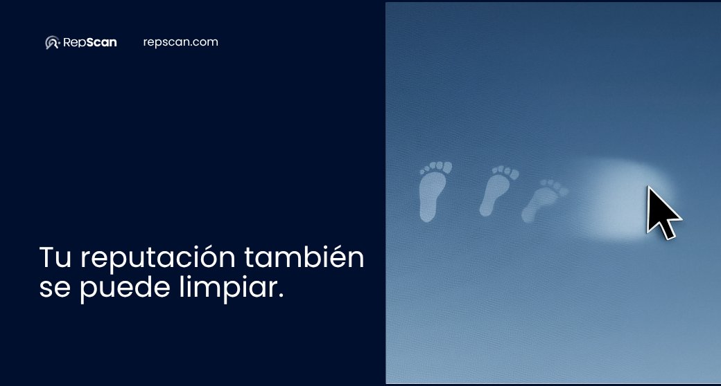 repscan's tweet image. En internet todo deja huella.
Pero también hay segundas oportunidades para limpiar el camino.

🔗 zurl.co/2R988
#ReputaciónOnline #Repscan