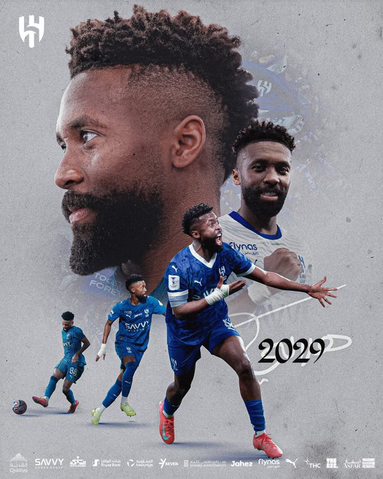 نادي الهلال يعلن تجديد عقد لاعبه حمد اليامي حتى عام 2029 