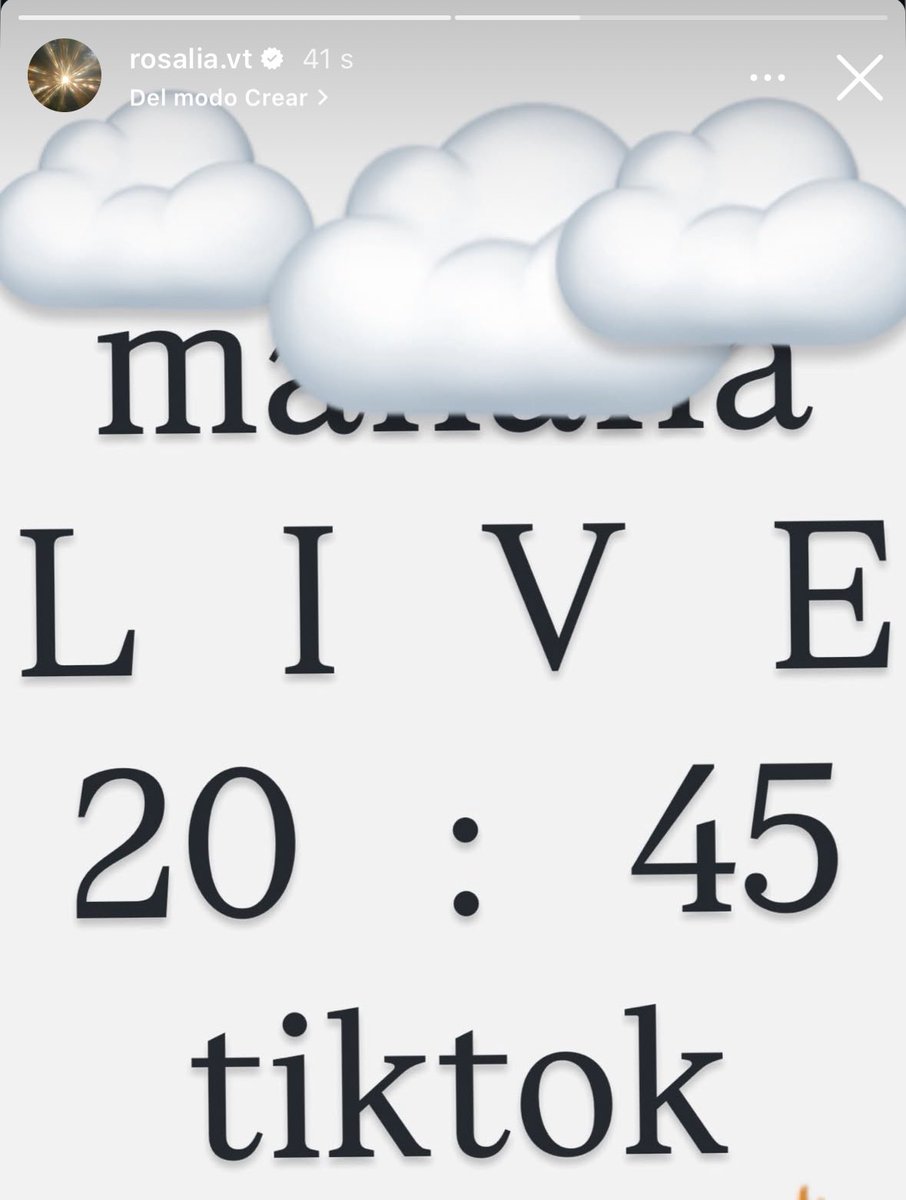 MAÑANA 20:45 DIRECTO DE ROSALÍA

SE VIENE