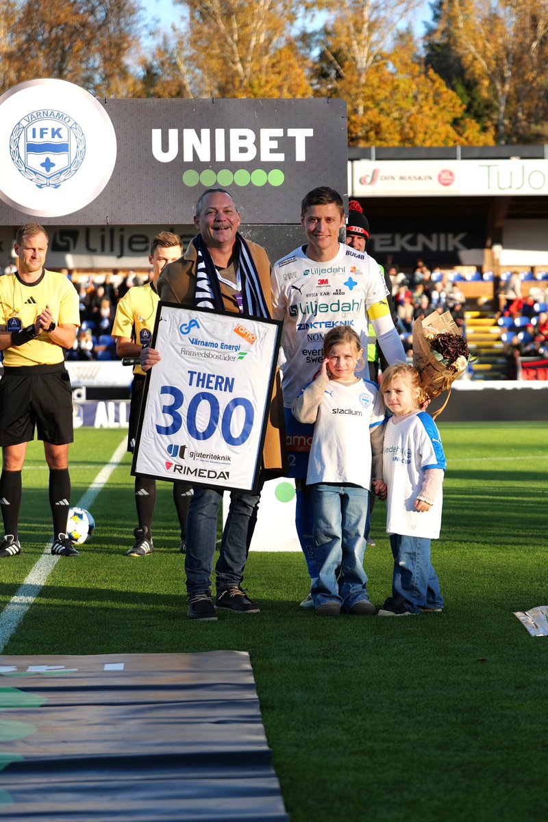 Sen 2002 har den finaste av serier varit en del av mig. Att få mäkta med 300 innan slutet är en stor milstolpe. Jag är extremt tacksam och stolt över att jag fått vara en del av så fina föreningar. Stort tack hörni ♥️