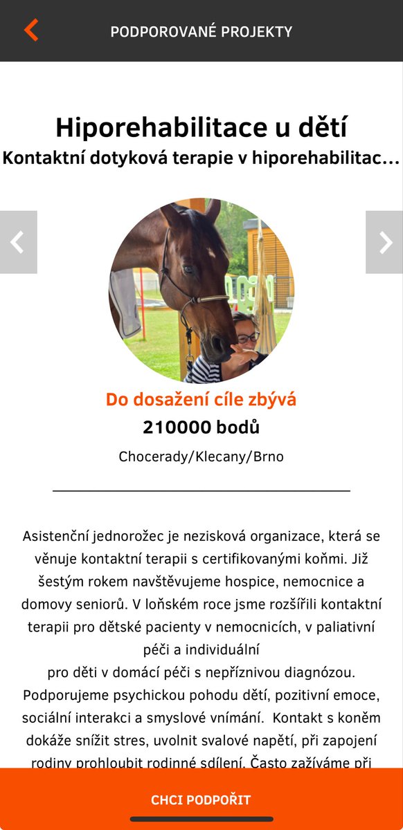 Přátelé, pomůžete nám nasbírat sportem body pro naše cesty za dětmi v příštím roce? 🙏
V aplikaci EPP Pomáhej pohybem můžete sbírat pro nás body v jakémkoliv sportu. ⛷️🏊‍♂️🏇🏻🕺👩‍🦽‍➡️🚶🏃‍♀️
Děkujeme moc!