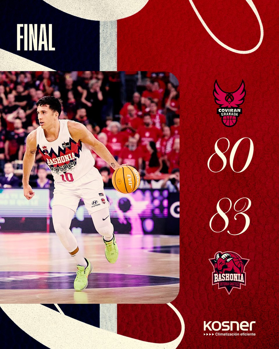 Baskonia (@baskonia) on Twitter photo FINAAAAAALLL🔥
Nos llevamos la victoria en Granada✅💪 FINAAAAAALLL🔥
Nos llevamos la victoria en Granada✅💪