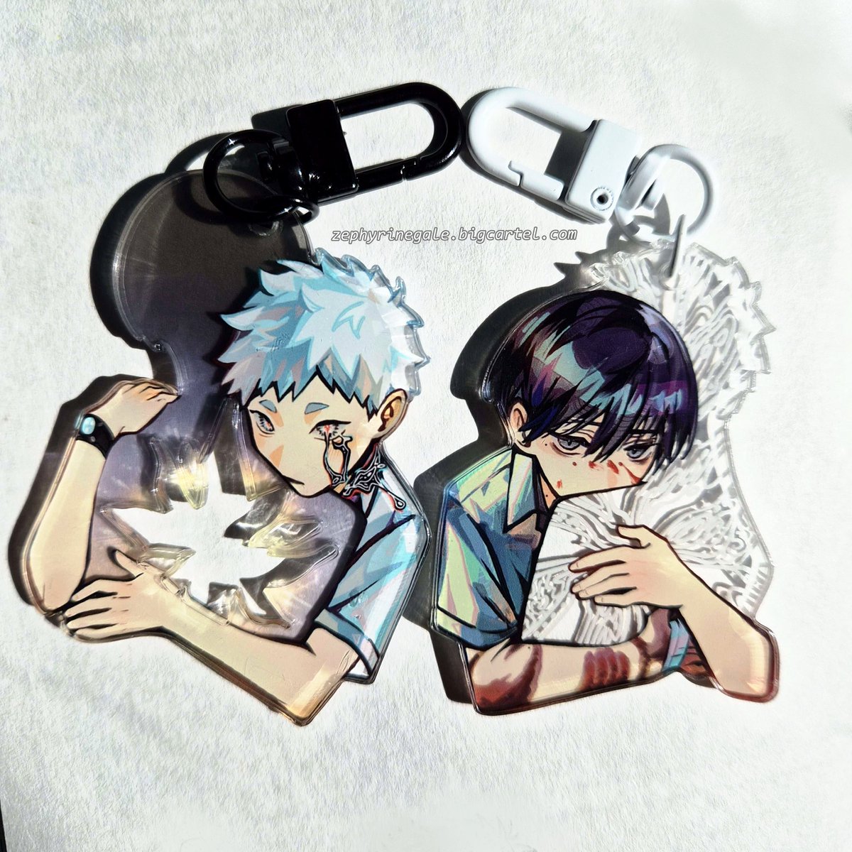 new the summer hikaru died charms i'll have at ax chibi! i love how the cutlines turned out ✨