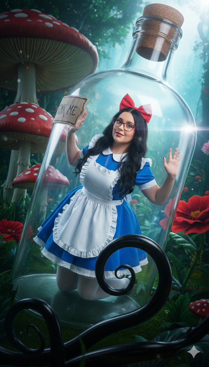 TexasGirl_Mel's tweet image. Embrace the whimsical side of life!
​#AliceInWonderland #FairytaleVibes #MagicalMoments #Fantasy