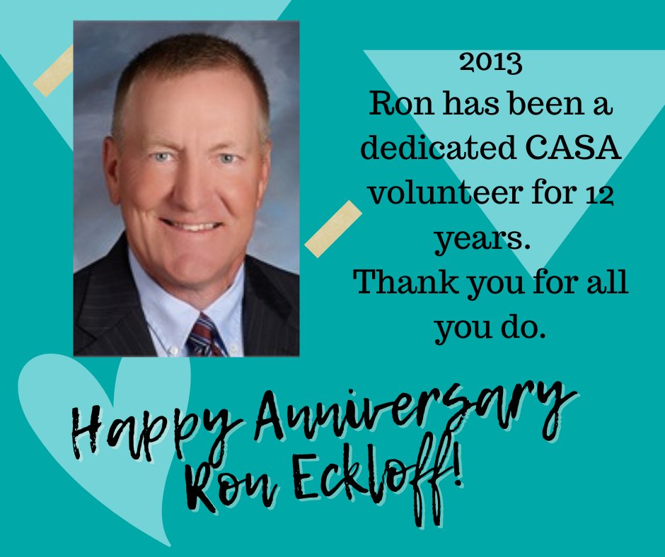 Thank you Ron Eckloff!! We sincerely thank you for your outstanding volunteer service since 2013. Your dedication, compassion, and commitment have been an inspiration and an invaluable part of our mission.