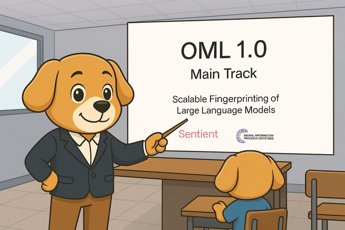 iamakash2970's tweet photo. Understanding OML 1.0 – A Milestone in Open Model Security
1️⃣ Big news from @SentientAGI!
OML 1.0 introduces scalable fingerprinting for LLMs, making it possible to embed tens of thousands of unique fingerprints into models without performance loss.
#EducatorRole #SentientAI https://t.co/uM9p0CbVFW