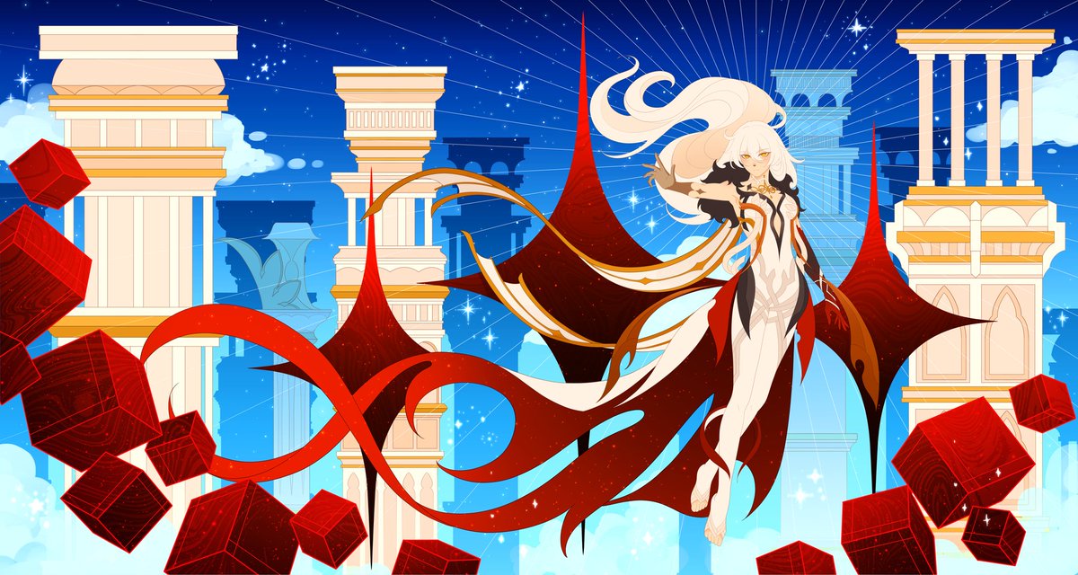 One more to go...
(Or two??)
#Asmoday #GenshinImpact