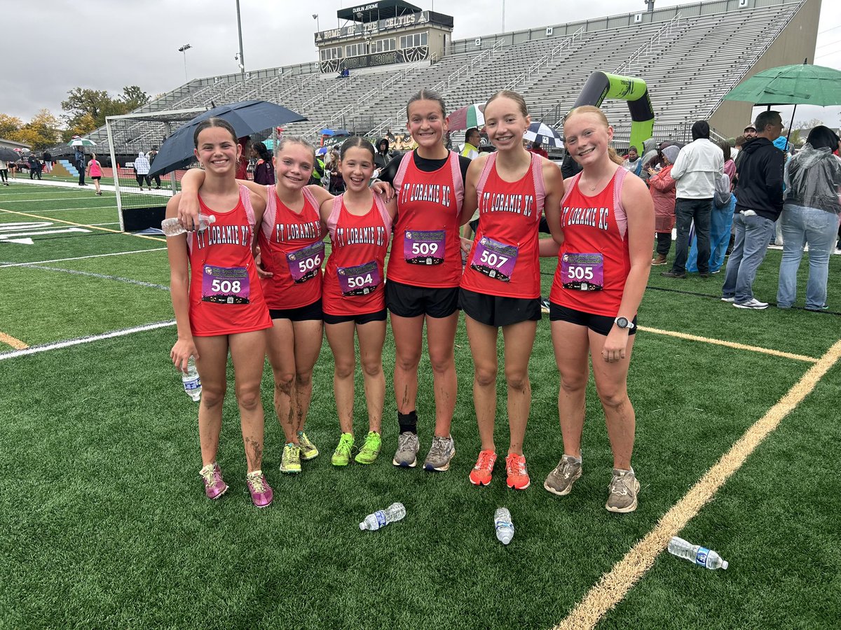 erin_poeppelman's tweet photo. Not all run days are beautiful and sunny but proud of these ladies running in wind/rain/mud! #flxc #rainorshine https://t.co/Q1nj8RlbvP