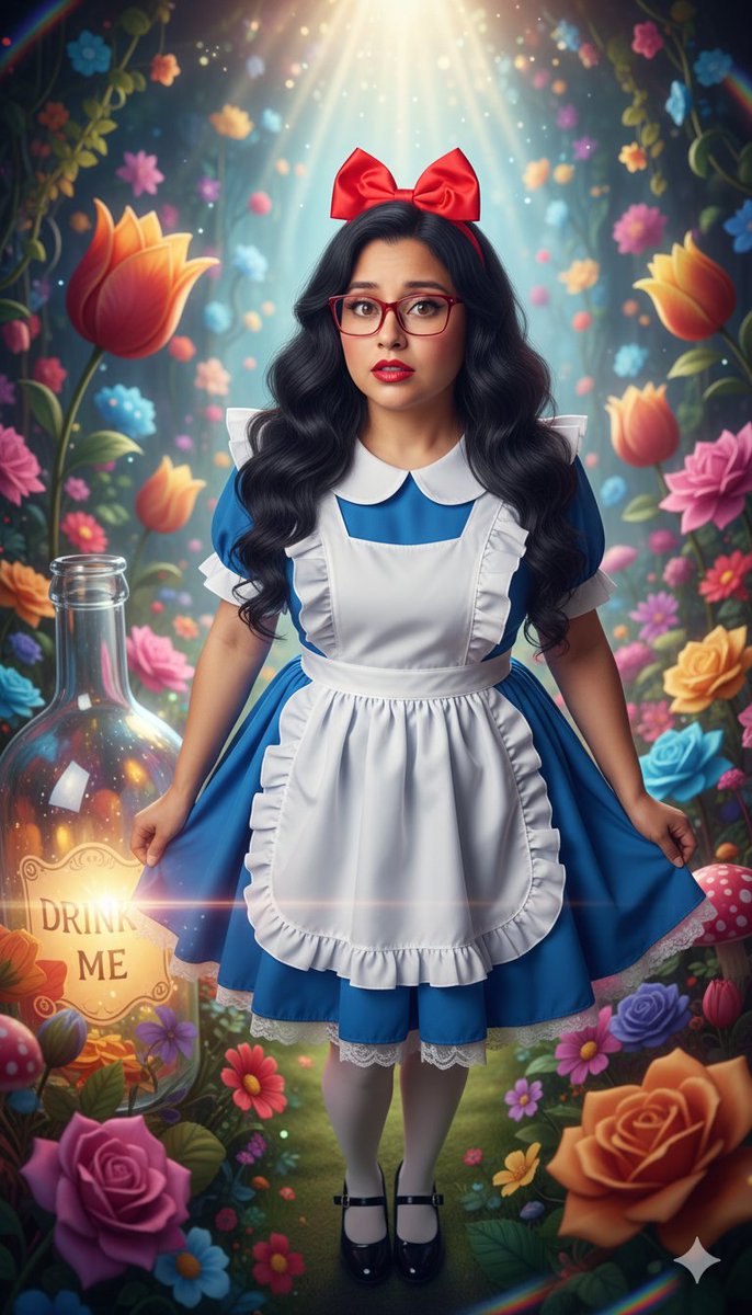 TexasGirl_Mel's tweet image. Embrace the whimsical side of life!
​#AliceInWonderland #FairytaleVibes #MagicalMoments #Fantasy