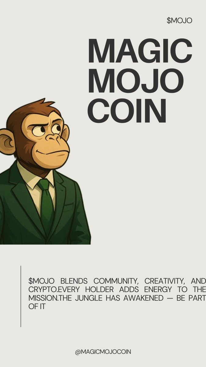 Mojo Coin (@magicmojocoin) / Posts / X