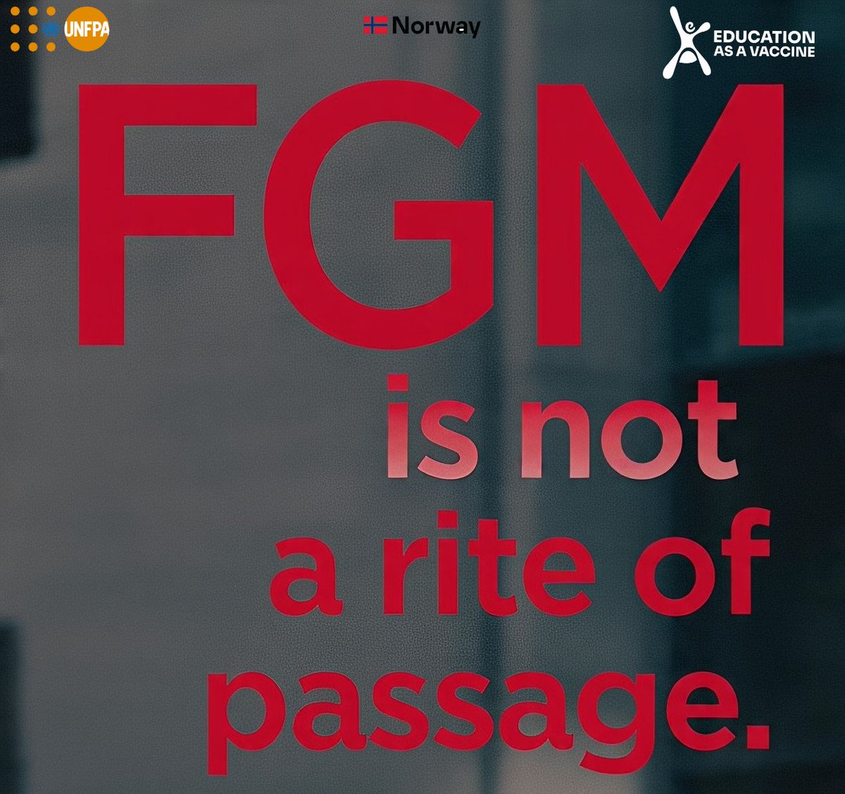 🚫 FGM is NOT a Rite of Passage!

Female Genital Mutilation (FGM) is a harmful practice, not a tradition to be celebrated.

❌ It causes lifelong pain  
❌ Violates human rights  
❌ Has no health benefits

Protect girls. Educate communities. Break the silence.

#SRH4U
