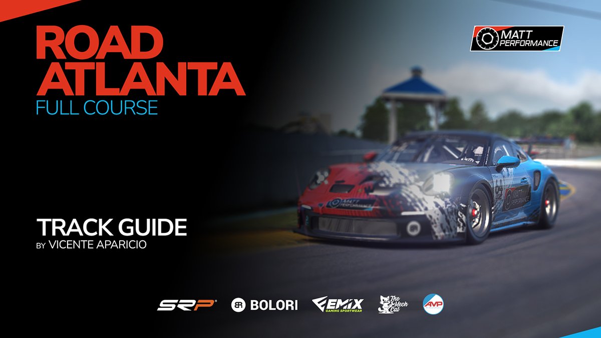 🇬🇧🇬🇧🇬🇧
🔥WEEK 6 🔥
It's Porsche Cup time! Our coach and setup creator <a href="/vl_aparicio/">Vicente Aparicio</a> shows you some tips to improve your times at Road Atlanta.

Remember to like and subscribe for more content!
youtu.be/ixbFYrCbREU?si…

🇪🇸🇪🇸🇪🇸
🔥WEEK 6 🔥
Turno del Porsche Cup, nuestro coach y