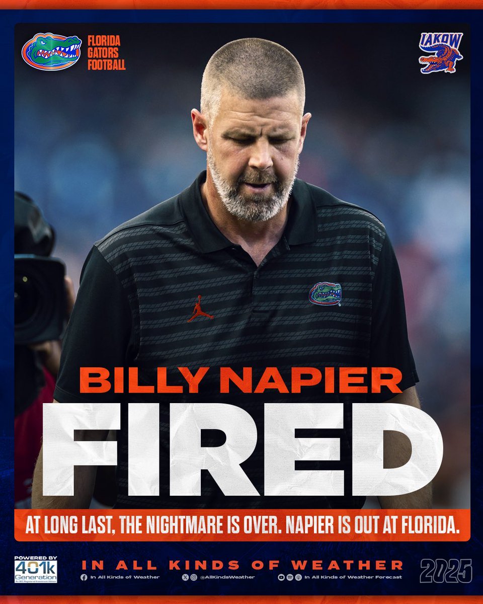 CMReott's tweet image. At long last, indeed. Stricklin better not fuck this up. #GoGators #ByeByeBilly 
🐊🐊🧡💙🐊🐊💙🧡🐊🐊