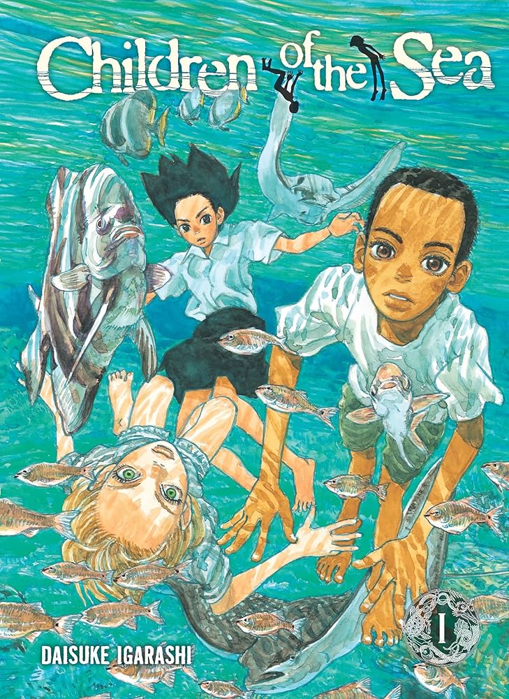 _mangakara's tweet image. I recently read Children of the Sea and what a beautiful manga! Daisuke Igarashi&apos;s art blew me away! It has a sketchy quality while also being incredibly detailed - and the story had me completely captivated. I think this series will stay in my mind for a very long time.
