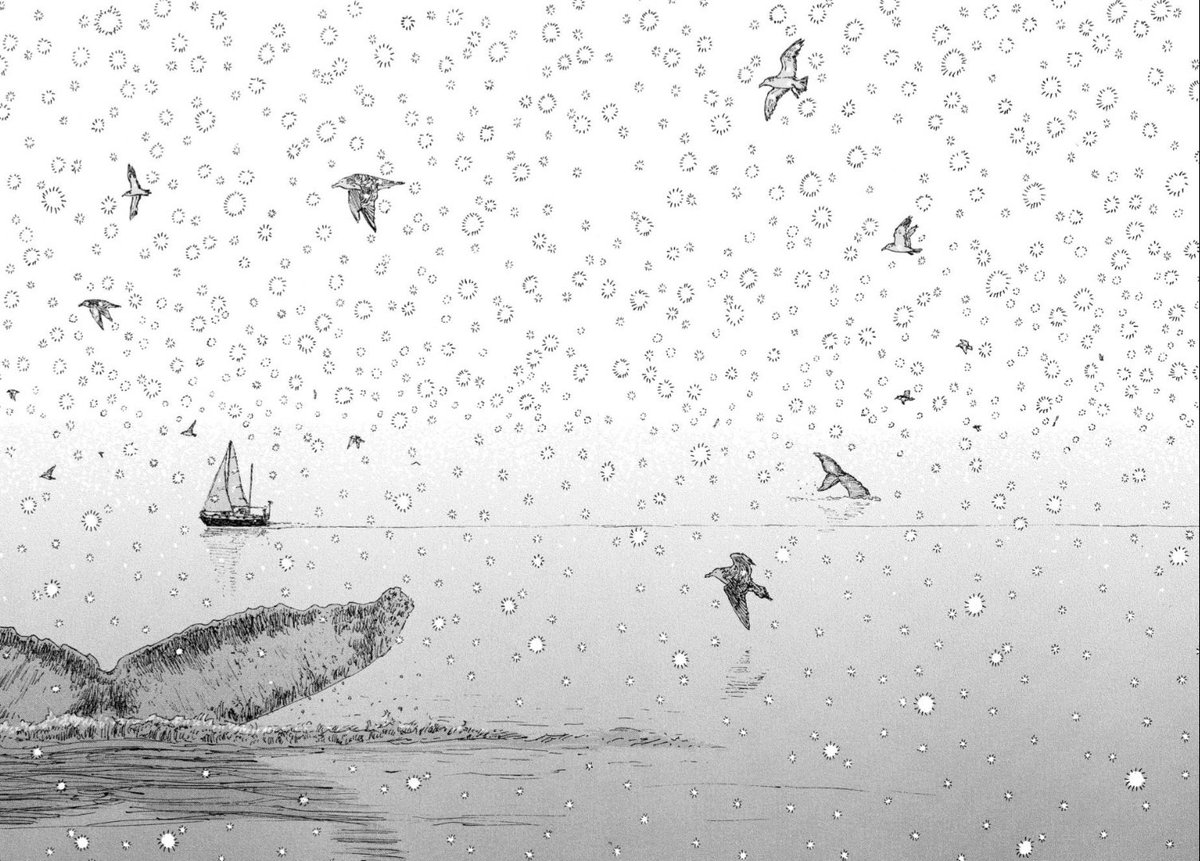 _mangakara's tweet image. I recently read Children of the Sea and what a beautiful manga! Daisuke Igarashi&apos;s art blew me away! It has a sketchy quality while also being incredibly detailed - and the story had me completely captivated. I think this series will stay in my mind for a very long time.