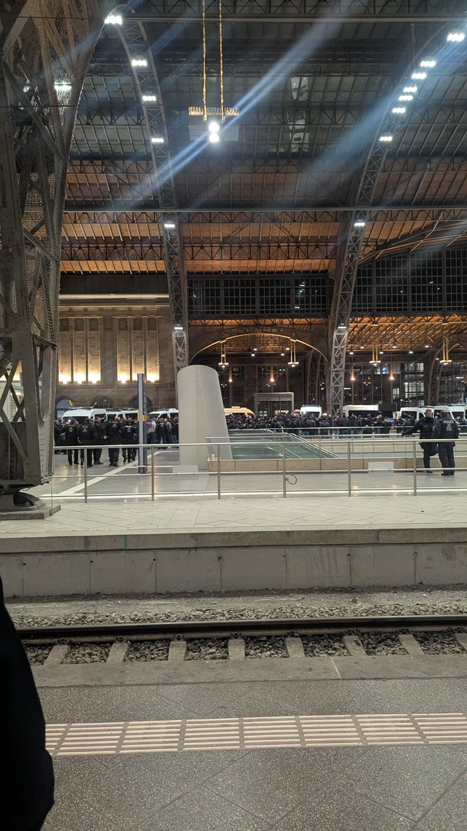 Leipzig HBF ist gerade gut was los