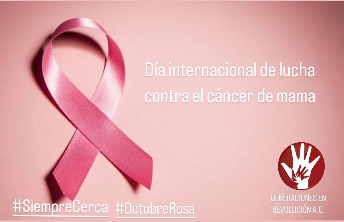 El cáncer de mama es curable si se detecta a tiempo, 9 de cada 10 sobreviven gracias a la detección temprana; por eso haz conciencia y recuerda que tocar es prevenir #DiaInternacionalDeLuchaContraElCancerDeMama #SiempreContigo