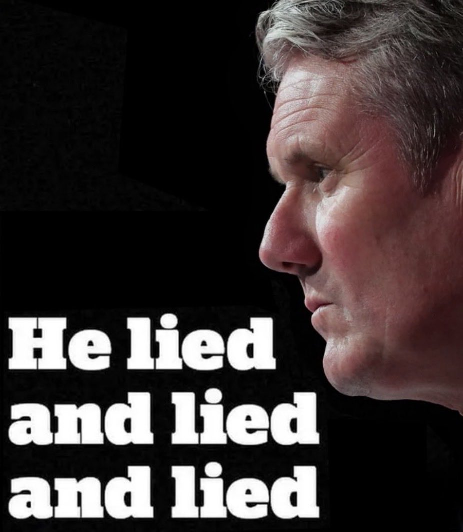 Kevin Edger (@kedge23) on Twitter photo Keir Starmer never stops lying. 
Lie, after lie, after lie. 
Keep up the pressure folks. Keir Starmer never stops lying. 
Lie, after lie, after lie. 
Keep up the pressure folks.