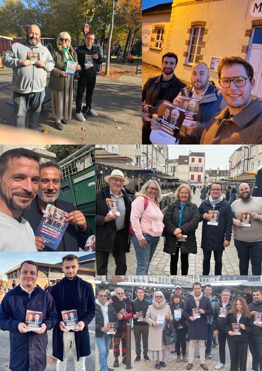 CE WEEK-END EN SEINE-ET-MARNE 🇫🇷

Savigny-le-Temple, Fontainebleau, Brie-Comte-Robert, Combs-la-Ville, Claye-Souilly, Nemours, Beauvoir, .... Autant de territoires que nous avons arpenté ce week-end pour vous alerter sur le chaos politique actuel, résultat de la politique