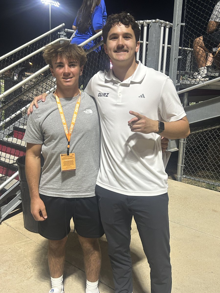 Hunter Schmidt (@hunterschmidt_) on Twitter photo I want to thank <a href="/CoachMurphyQB/">Reilly Murphy</a> <a href="/CoachLeDoux3/">Benton Le Doux</a> <a href="/contreras08nano/">Emiliano Contreras</a> and <a href="/OUAZFootball/">OUAZ Football</a> for a great game day visit. Congratulations on the win!
<a href="/thecoachanaya/">Aaron Anaya</a> I want to thank <a href="/CoachMurphyQB/">Reilly Murphy</a> <a href="/CoachLeDoux3/">Benton Le Doux</a> <a href="/contreras08nano/">Emiliano Contreras</a> and <a href="/OUAZFootball/">OUAZ Football</a> for a great game day visit. Congratulations on the win!
<a href="/thecoachanaya/">Aaron Anaya</a>