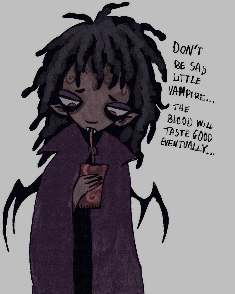 Don’t be sad little vampire…..