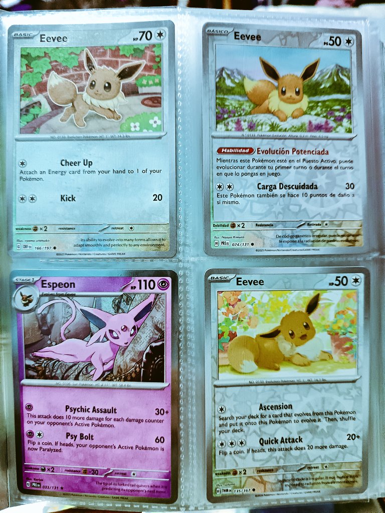 Tiburon_citypop's tweet image. Ayer fui a un torneo local de #PokemonTCG y pude conseguir está hermosa carta de #screamtail 🥰🥰  y muchas cartas de #eevee 

Aunque me sigue dando cosas cuando dicen "las cartas en español cuestan menos" buuh! Aunque a mí me da igual jaja.

#Pokemon #manga #otaku #anime #tcg